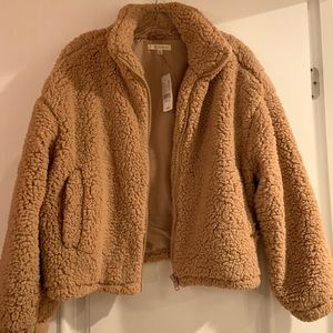Pacsun Brown Sherpa Jacket